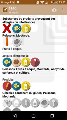 indique précisément les allergènes présents dans le produit auxquels le consommateur est sensible